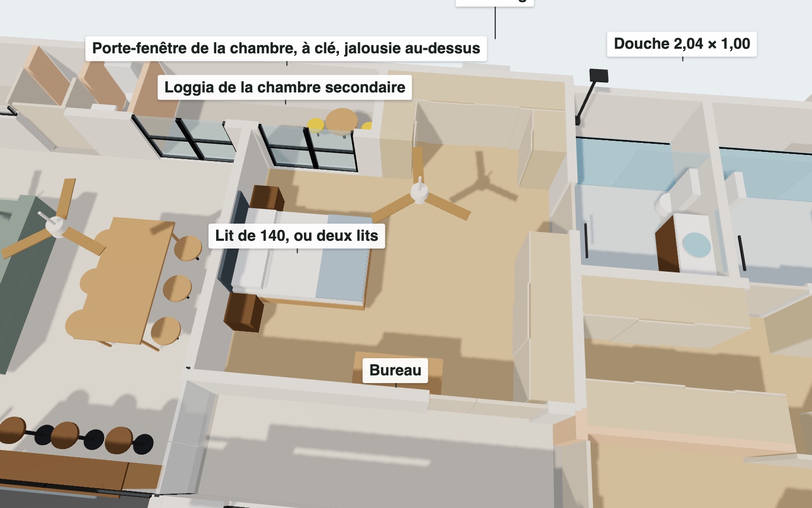 La chambre secondaire